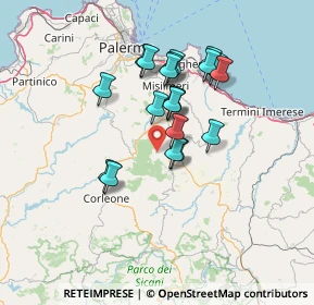 Mappa Via Liberta, 90030 Godrano PA, Italia (12.5965)