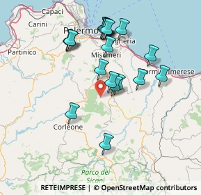 Mappa Via Liberta, 90030 Godrano PA, Italia (15.886)