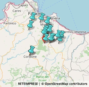Mappa Via Liberta, 90030 Godrano PA, Italia (9.94706)