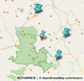 Mappa Via Liberta, 90030 Godrano PA, Italia (4.885)