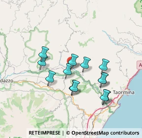 Mappa 98034 Francavilla di Sicilia ME, Italia (6.91538)