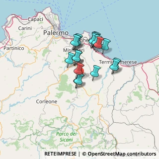 Mappa Via Enrico Berlinguer, 90030 Villafrati PA, Italia (11.8145)
