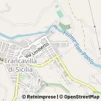 Map Francavilla di Sicilia
