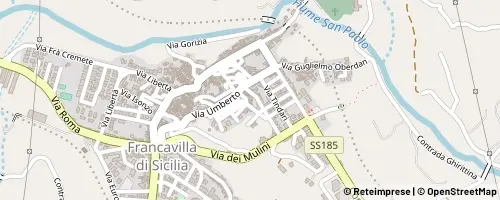 Mappa Francavilla di Sicilia