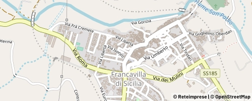 Mappa Francavilla di Sicilia