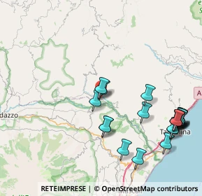 Mappa Via Bandiera, 98034 Francavilla di Sicilia ME, Italia (10.6855)