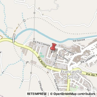 Mappa Via della Stazione, 10, 98034 Francavilla di Sicilia, Messina (Sicilia)