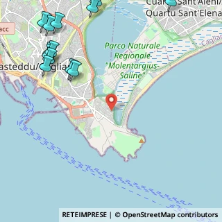 Mappa Via delle Tortore, 09126 Cagliari CA, Italia (3.61385)