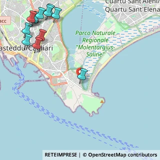 Mappa Via delle Tortore, 09126 Cagliari CA, Italia (3.59833)