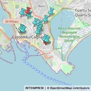 Mappa Via dei Passeri, 09126 Cagliari CA, Italia (2.23133)