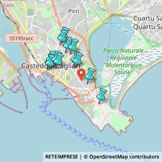 Mappa Via dei Passeri, 09126 Cagliari CA, Italia (1.67154)