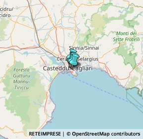 Mappa Via dei Passeri, 09126 Cagliari CA, Italia (22.55143)