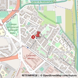 Mappa Via Grecale, 21, 09126 Cagliari, Cagliari (Sardegna)