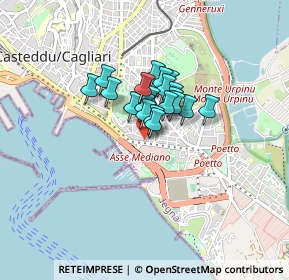 Mappa Via Asti, 09126 Cagliari CA, Italia (0.514)