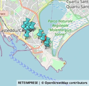 Mappa Viale la Palma, 09126 Cagliari CA, Italia (1.46091)