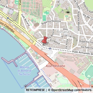 Mappa Viale Armando Diaz, 86, 09125 Cagliari, Cagliari (Sardegna)