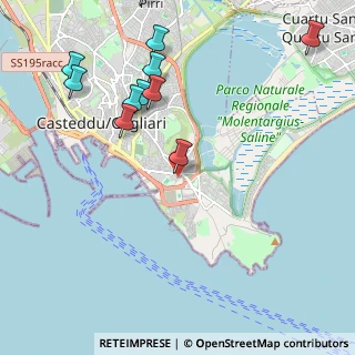 Mappa Via John Davison, 09126 Cagliari CA, Italia (2.76182)