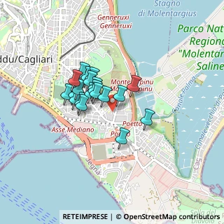 Mappa Via Monselice, 09126 Cagliari CA, Italia (0.668)