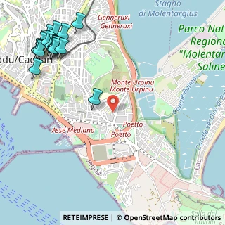 Mappa Via Monselice, 09126 Cagliari CA, Italia (1.7665)
