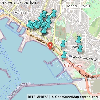 Mappa Calata Mercedari, 09125 Cagliari CA, Italia (0.552)