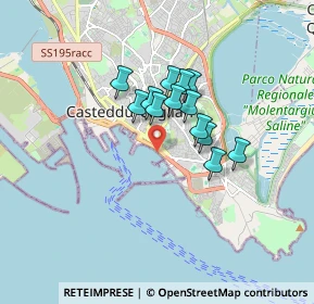 Mappa Calata Mercedari, 09125 Cagliari CA, Italia (1.28846)