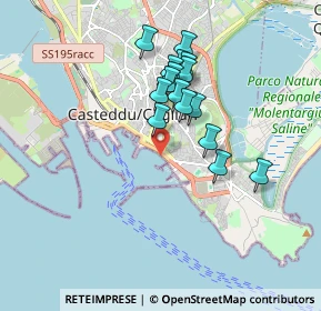 Mappa Calata Mercedari, 09125 Cagliari CA, Italia (1.60375)