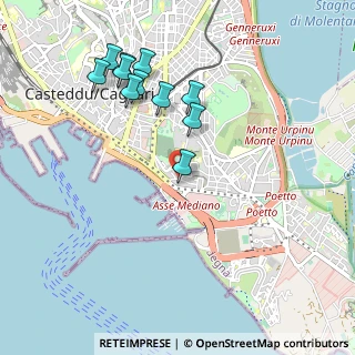 Mappa Via Ancona, 09125 Cagliari CA, Italia (1.09455)