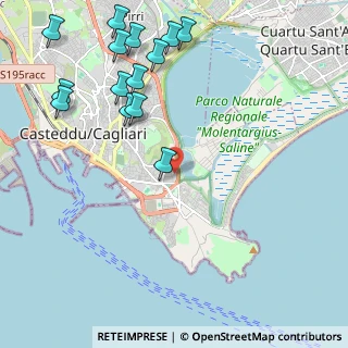 Mappa Via Charles Darwin, 09126 Cagliari CA, Italia (2.93)