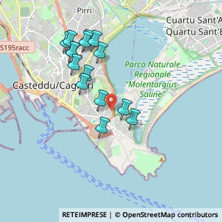 Mappa Via Charles Darwin, 09126 Cagliari CA, Italia (2.06267)