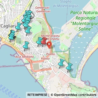 Mappa Via Charles Darwin, 09126 Cagliari CA, Italia (1.526)