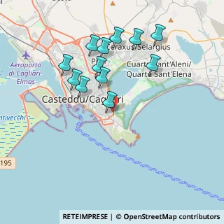 Mappa Via Charles Darwin, 09126 Cagliari CA, Italia (4.11083)