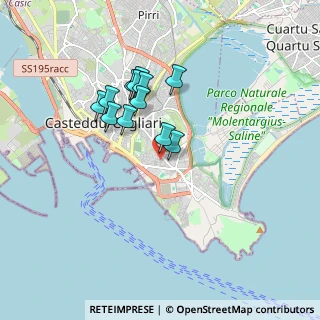 Mappa Via Milano, 09126 Cagliari CA, Italia (1.57167)