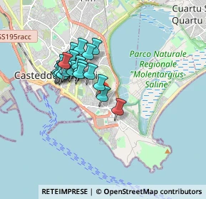 Mappa Via Reggio Calabria, 09126 Cagliari CA, Italia (1.562)