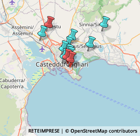 Mappa Via Reggio Calabria, 09126 Cagliari CA, Italia (4.95083)