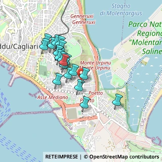 Mappa Via Luigi Pasteur, 09126 Cagliari CA, Italia (0.846)
