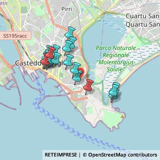 Mappa Via Luigi Pasteur, 09126 Cagliari CA, Italia (1.828)