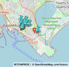 Mappa Via Luigi Pasteur, 09126 Cagliari CA, Italia (1.58182)