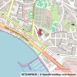 Mappa Via Vittorio Bottego, 38, 09125 Cagliari, Cagliari (Sardegna)