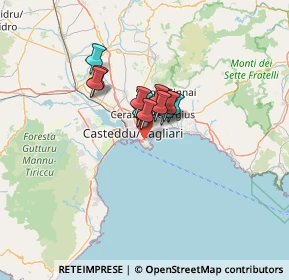 Mappa Via Maestrale, 09126 Cagliari CA, Italia (7.91923)