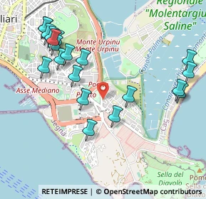 Mappa Via Maestrale, 09126 Cagliari CA, Italia (1.2655)