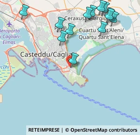 Mappa Via Maestrale, 09126 Cagliari CA, Italia (5.58615)