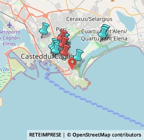 Mappa Via Maestrale, 09126 Cagliari CA, Italia (3.07538)
