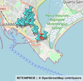 Mappa Via Maestrale, 09126 Cagliari CA, Italia (1.95357)