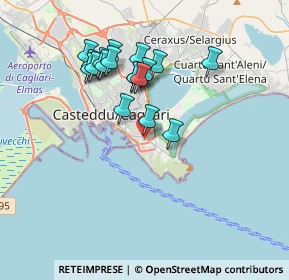 Mappa Via Rockefeller, 09123 Cagliari CA, Italia (3.62389)