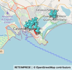 Mappa Via Rockefeller, 09123 Cagliari CA, Italia (2.91545)