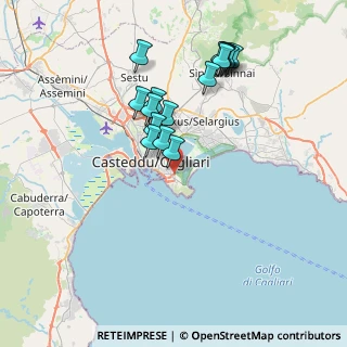 Mappa 09126 Cagliari CA, Italia (7.7875)