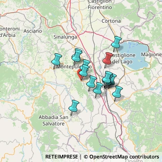 Mappa Via Vittorio Alfieri, 53042 Chianciano Terme SI, Italia (10.495)
