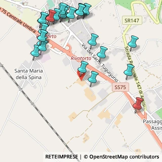 Mappa Via dei Tre Compagni, 06081 Assisi PG, Italia (0.74286)