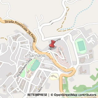 Mappa Borgo Giuseppe Garibaldi, 125A, 62028 Sarnano, Macerata (Marche)
