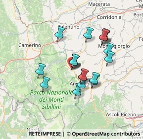 Mappa Borgo Giuseppe Garibaldi, 62028 Sarnano MC, Italia (11.68056)